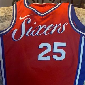 Barely worn Medium Ben Simmons Sixers Jersey